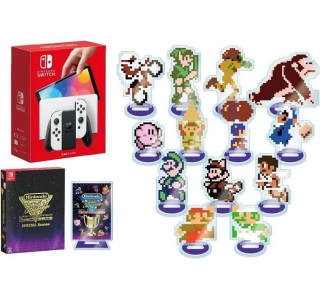 スタンド13種セット Nintendo Switch 有機ELモデル ホワイト World Championships ファミコン世界大会 SpecialEdition