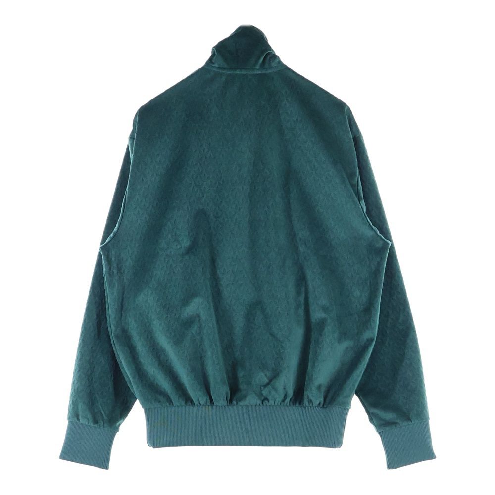 adidas (アディダス) MONO 総柄デザイン ベロアトラックジャケット  