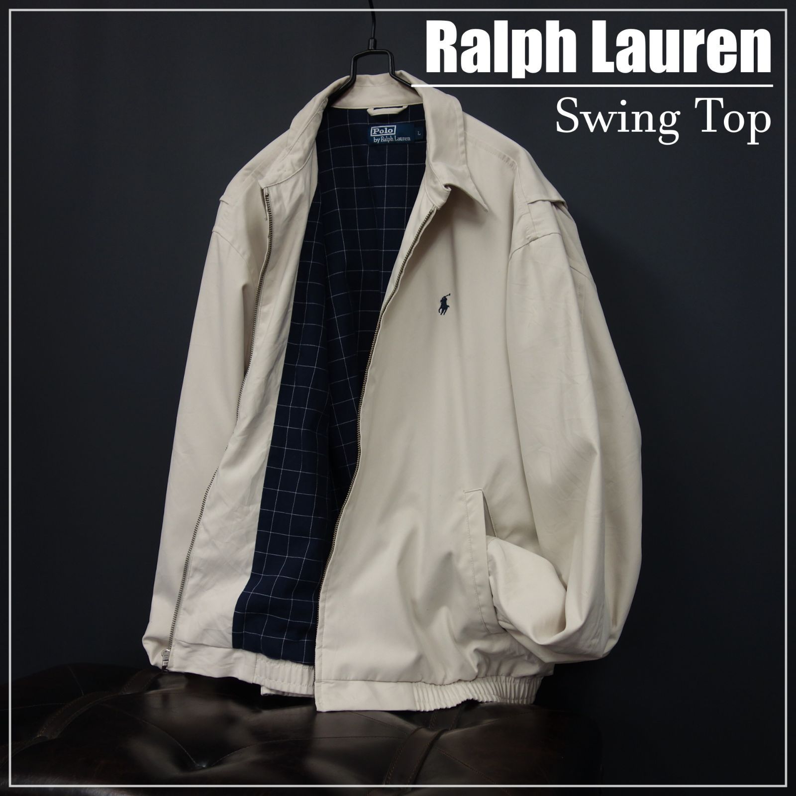 90s～ Vintage US古着☆Ralph Lauren ラルフローレン スイングトップ 