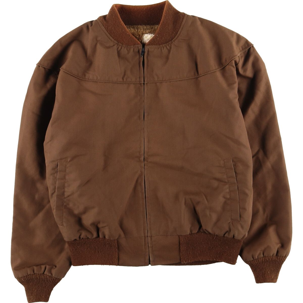 古着 80年代 Mac Murray バック刺繍 ダービージャケット カップ