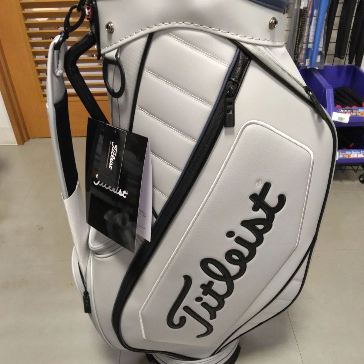 新品未使用】パフォーマンスJE キャディバッグ グレー／ネイビー