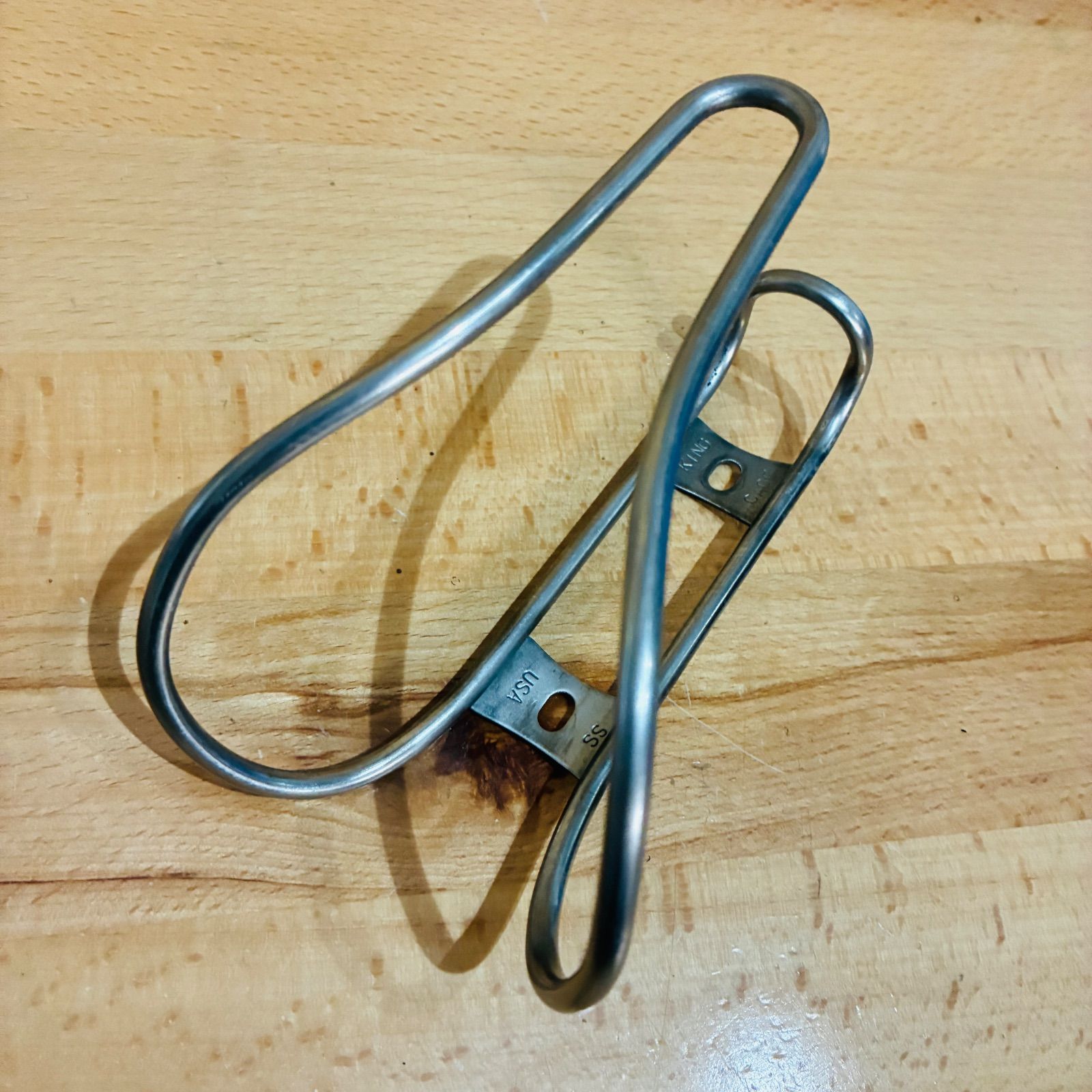 良品】 KING CAGE キングケージ ステンレス MADE IN USA ボトルケージ 