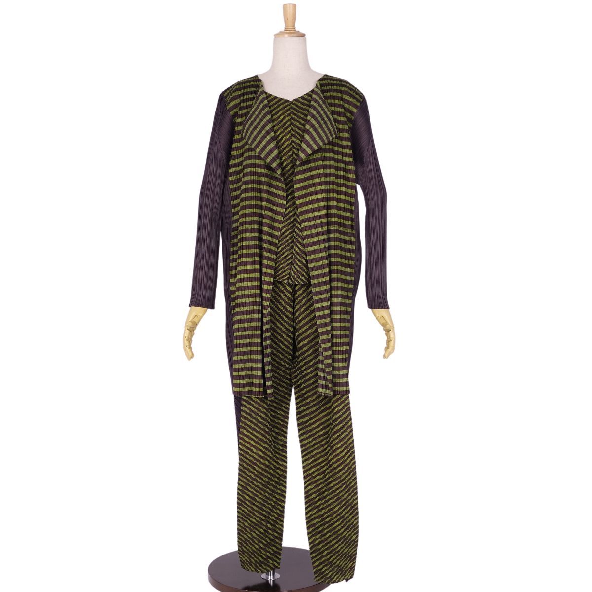 PLEATS PLEASE ISSEY MIYAKE◇シャツワンピース/フードプリーツ PLEATS PLEASE ISSEY MIYAKE◇シャツワンピース/フードプリーツ