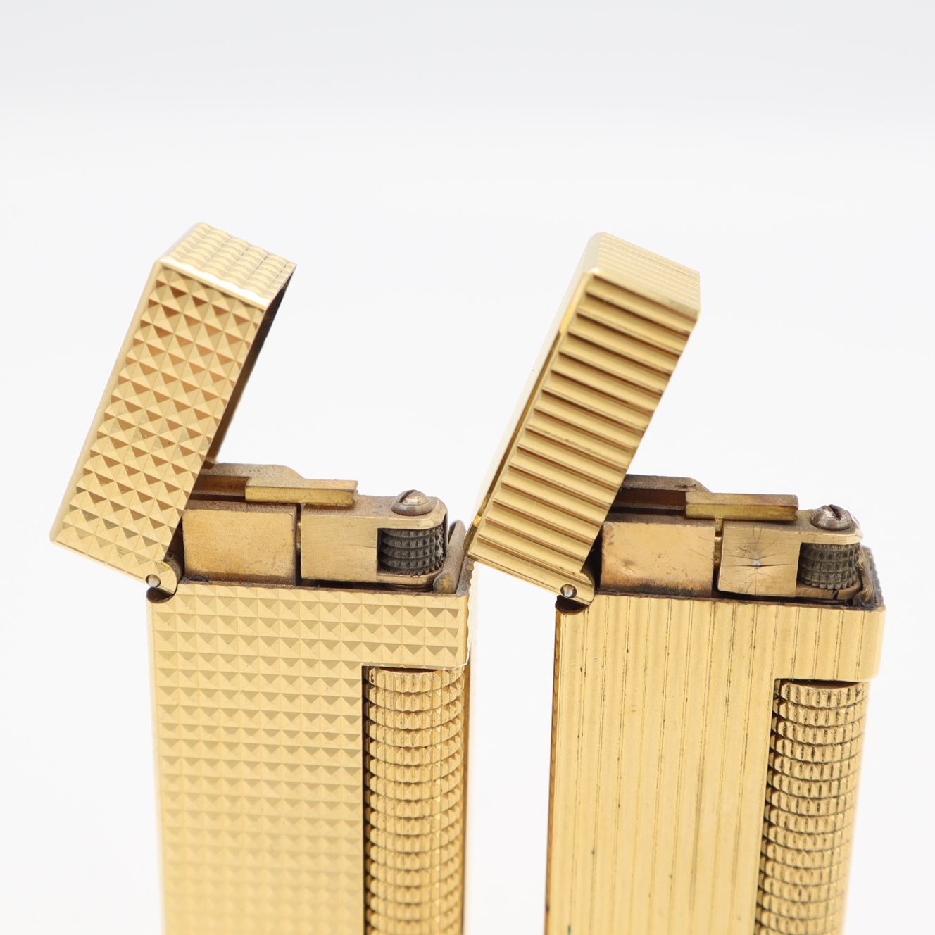 dunhill ダンヒル ガスライター 2点 US RE24163 ゴールドカラー 