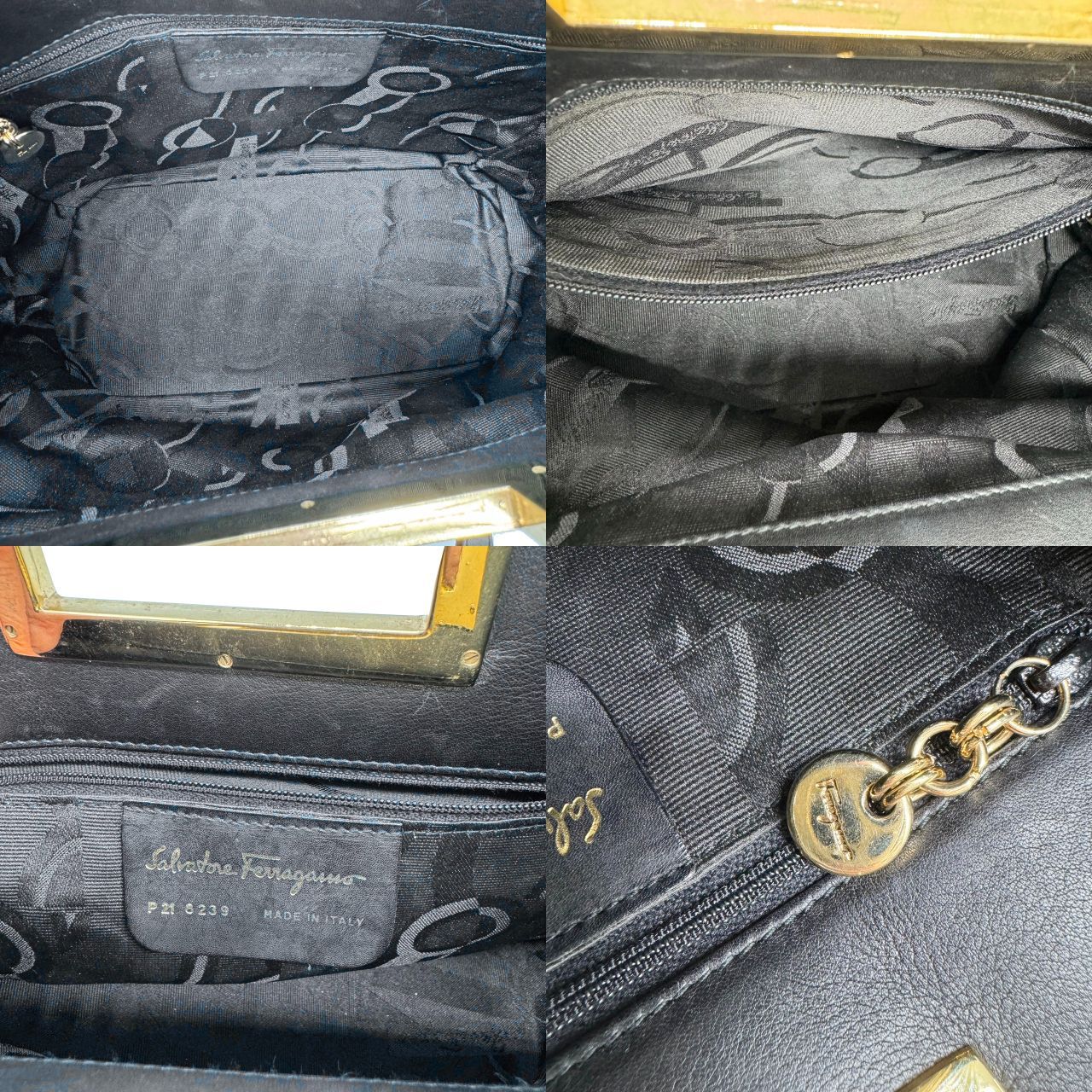 Salvatore Ferragamo サルバトーレ フェラガモ 2WAYバッグ レザー