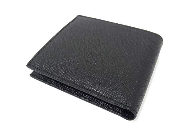 □新品□未使用□ BVLGARI ブルガリ レザー 二つ折り 財布