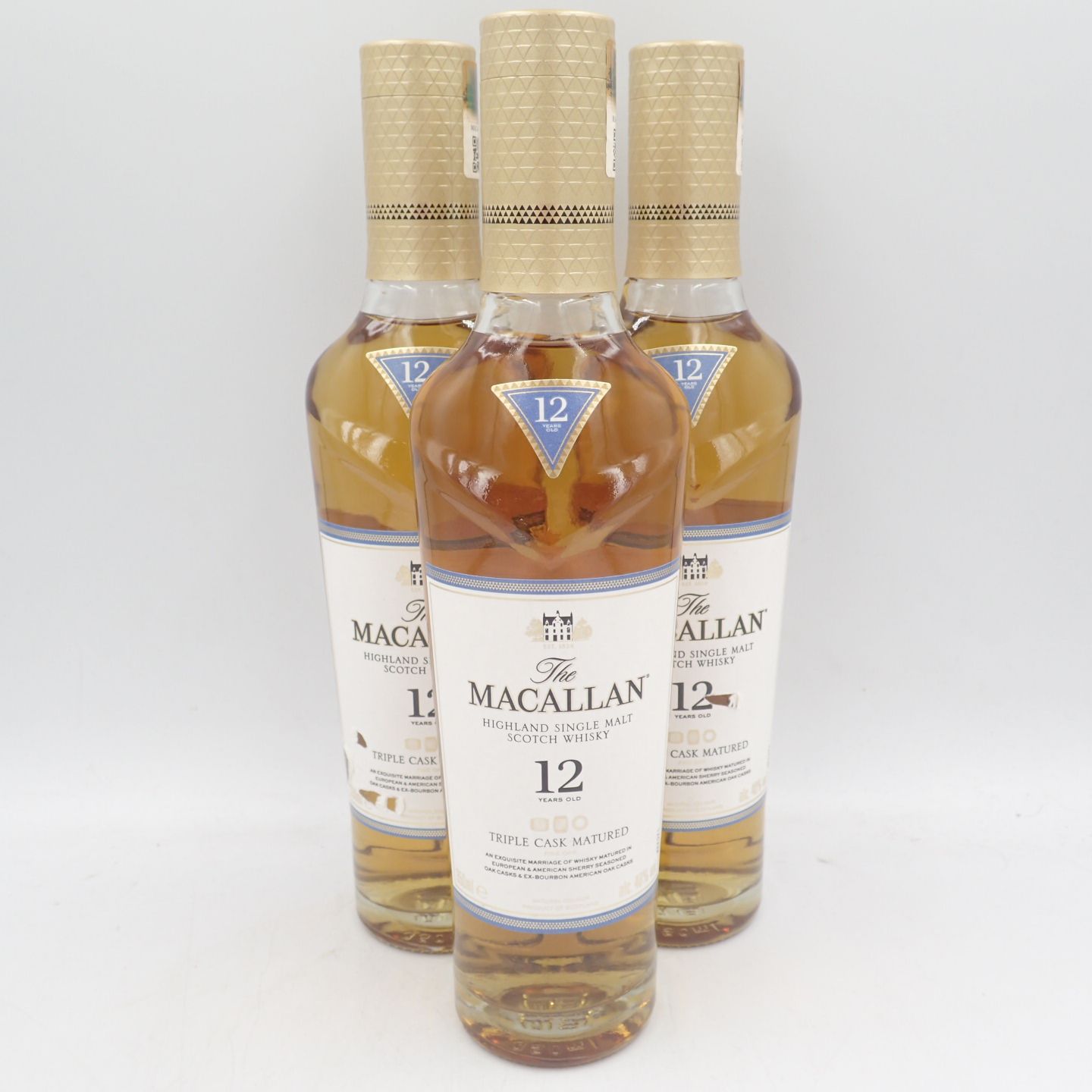 The Macallan マッカラン12年トリプルカスク 350ml 2本セット ザ