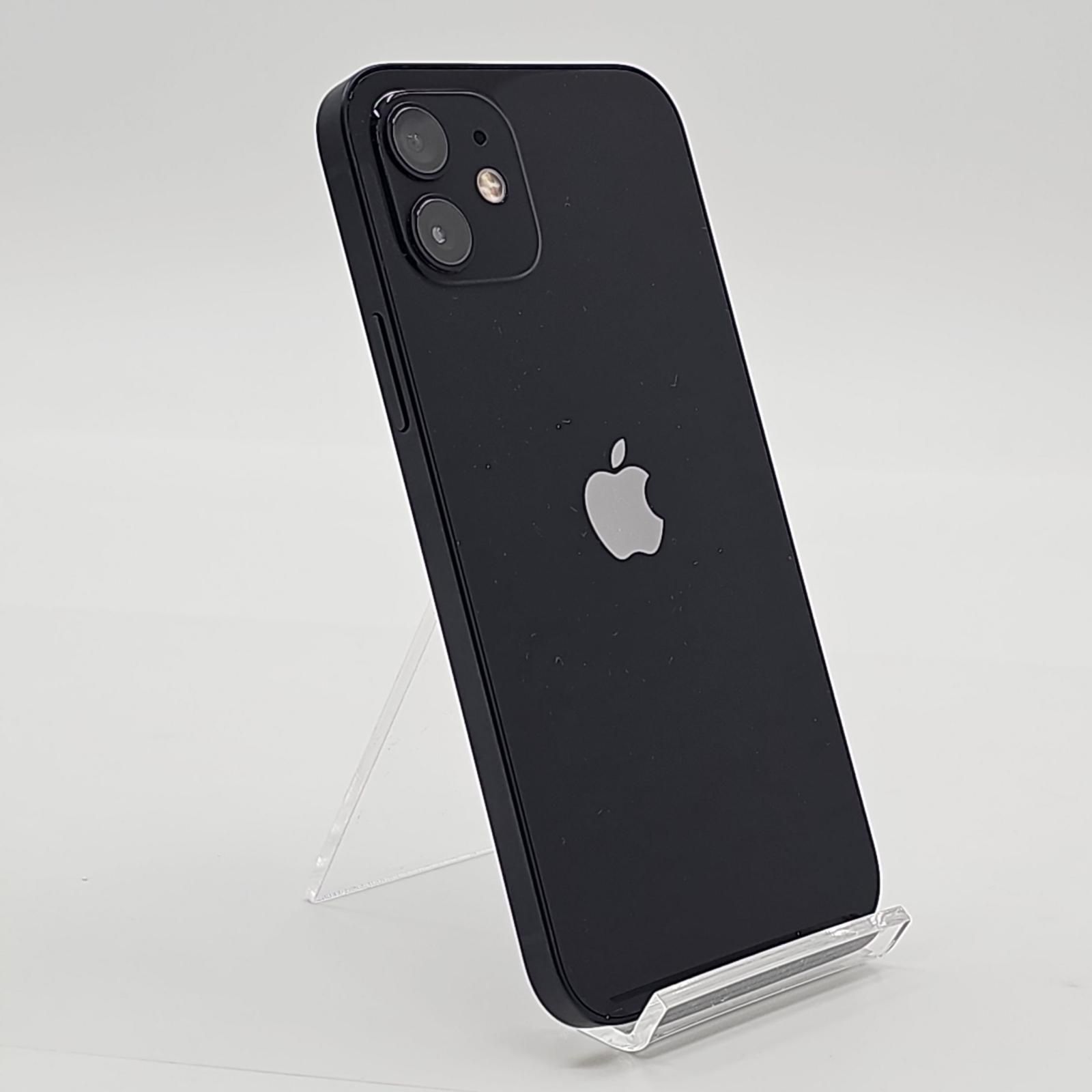 【全額返金保証】【最速発送】Apple iPhone 12 64GB ブラック au 動作確認済 82%