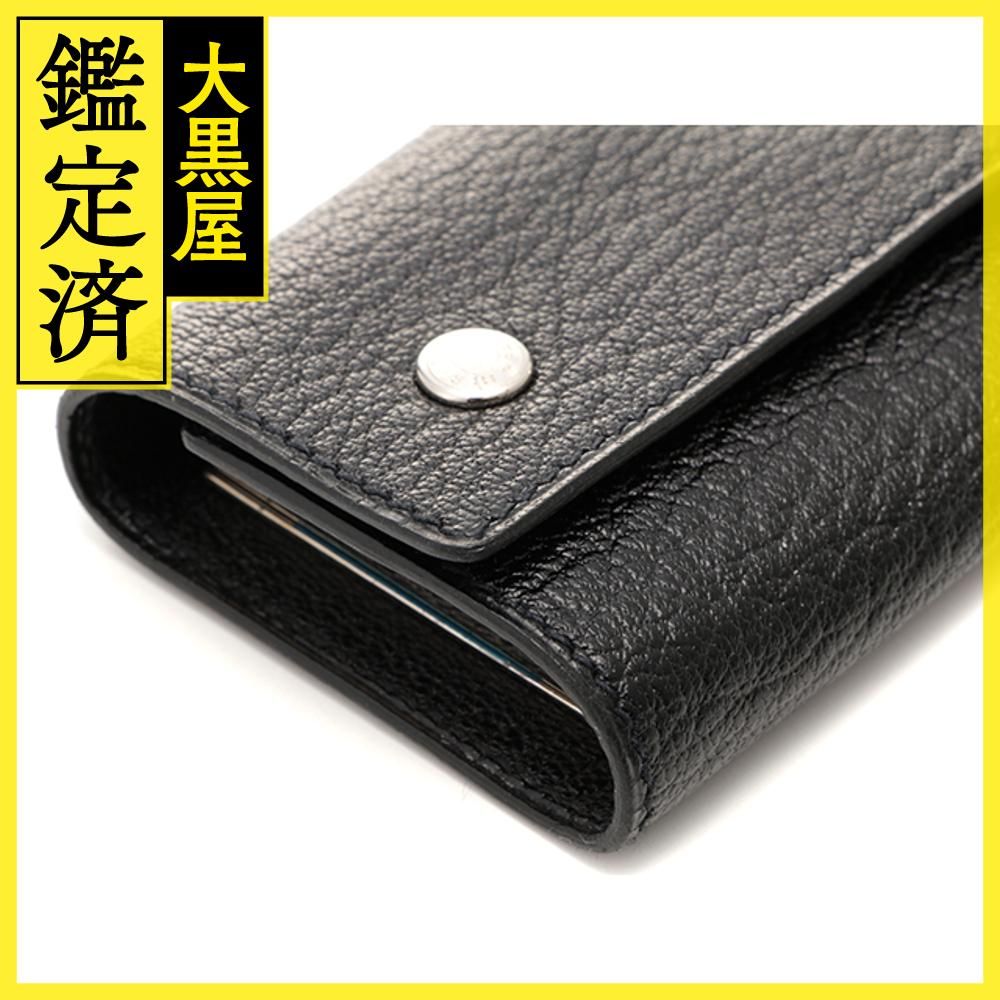 HERMES エルメス セリエ 6連キーケース ブラック/SV 【432