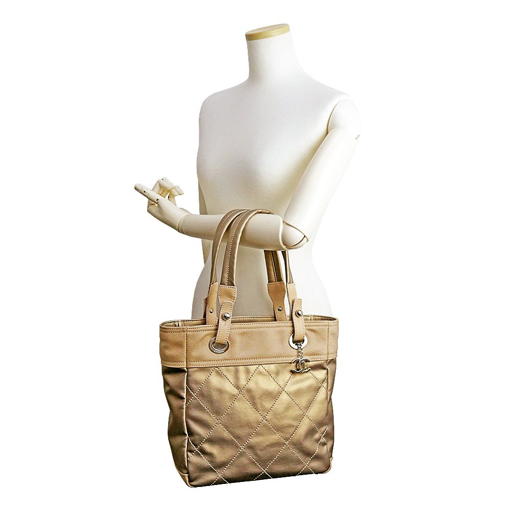 シャネル パリビアリッツ PM トート ココマーク ハンドバッグ