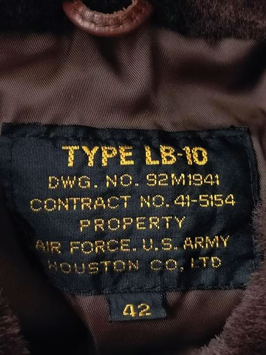 Houston タイプLB-10 フライトジャケット TYPE LB-10 フライト