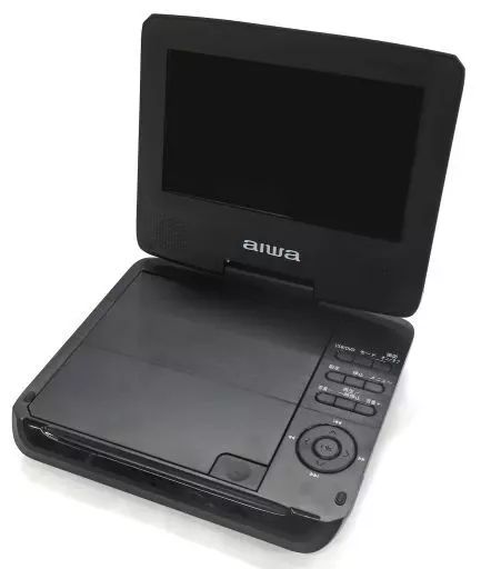 中古】DVDプレイヤー AIWA 7V型ポータブルDVDプレーヤー