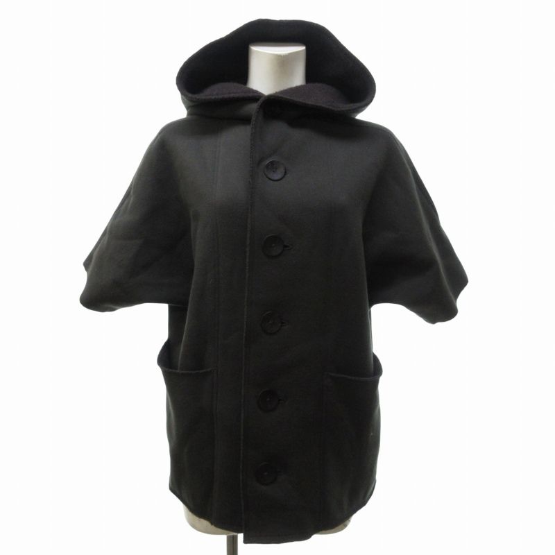 JURGEN LEHL グレー ジャケット M　美品♡ JURGEN LEHL ヨーガンレール コート ウール ノーカラー