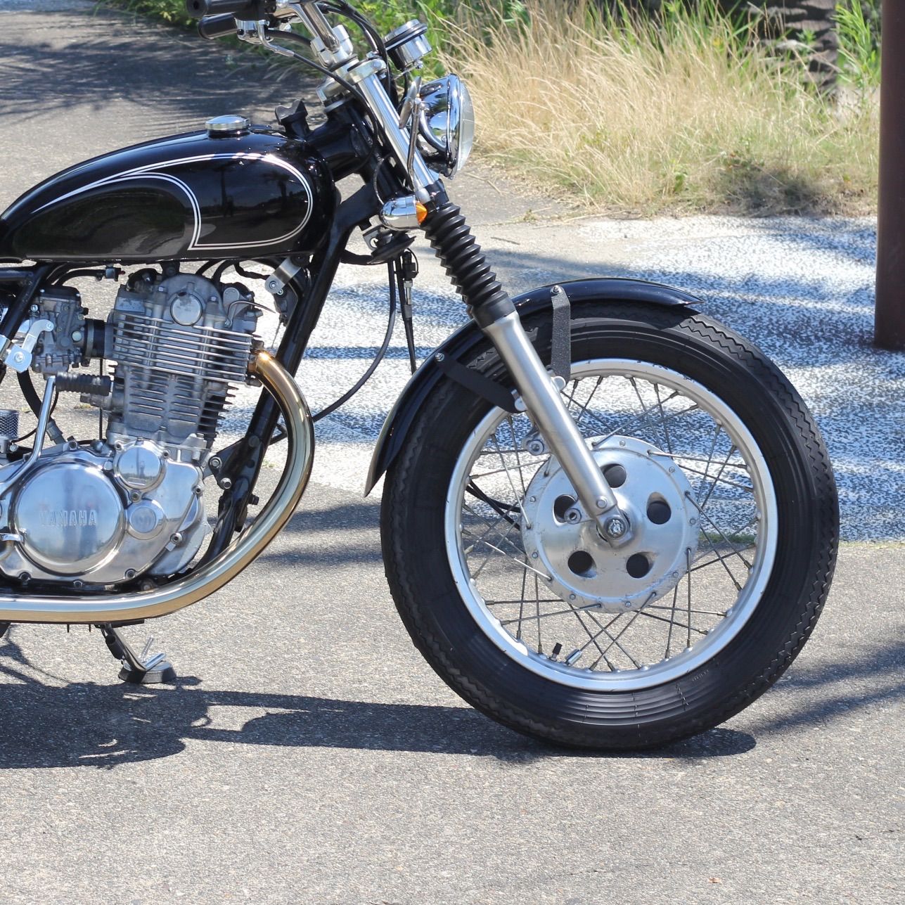 フェンダーステー フロントフェンダー sr400 フロントフォーク 径