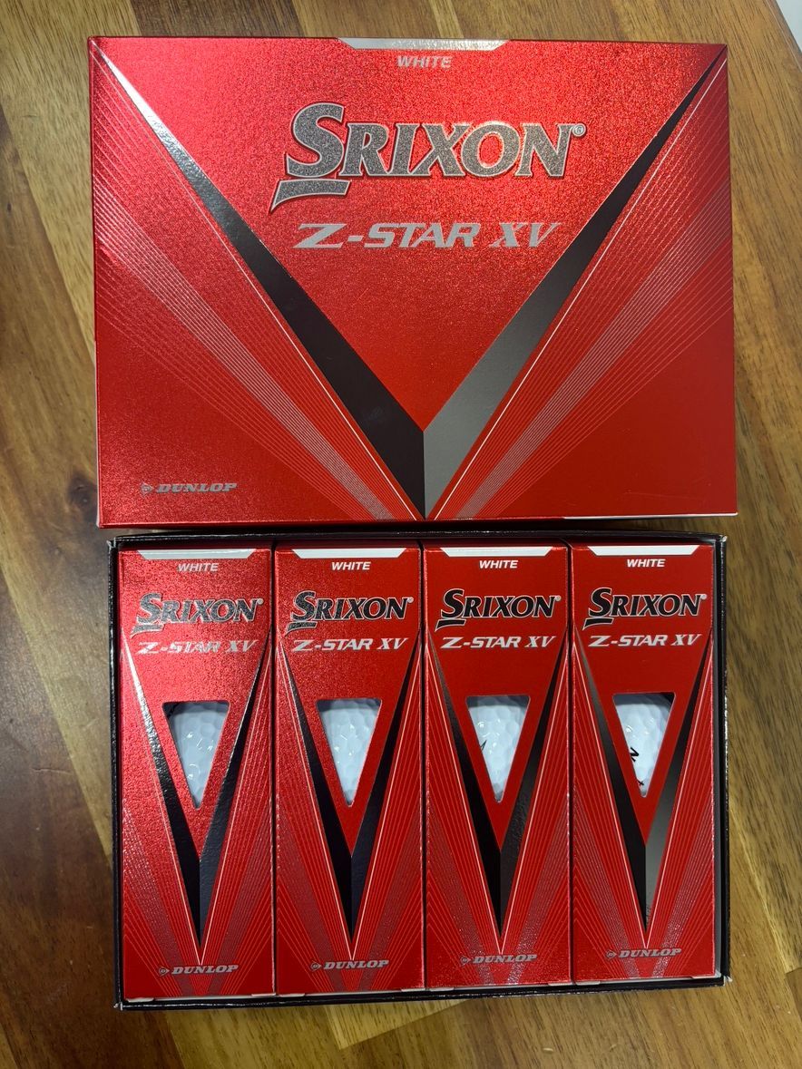 Srixon Z-STAR XV ホワイト 3ダースセット 【公式通販】