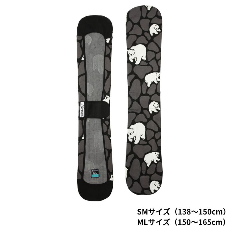 ムラスポ eb s エビス クマ ニットカバー 25-26 ボードケース スノーボード