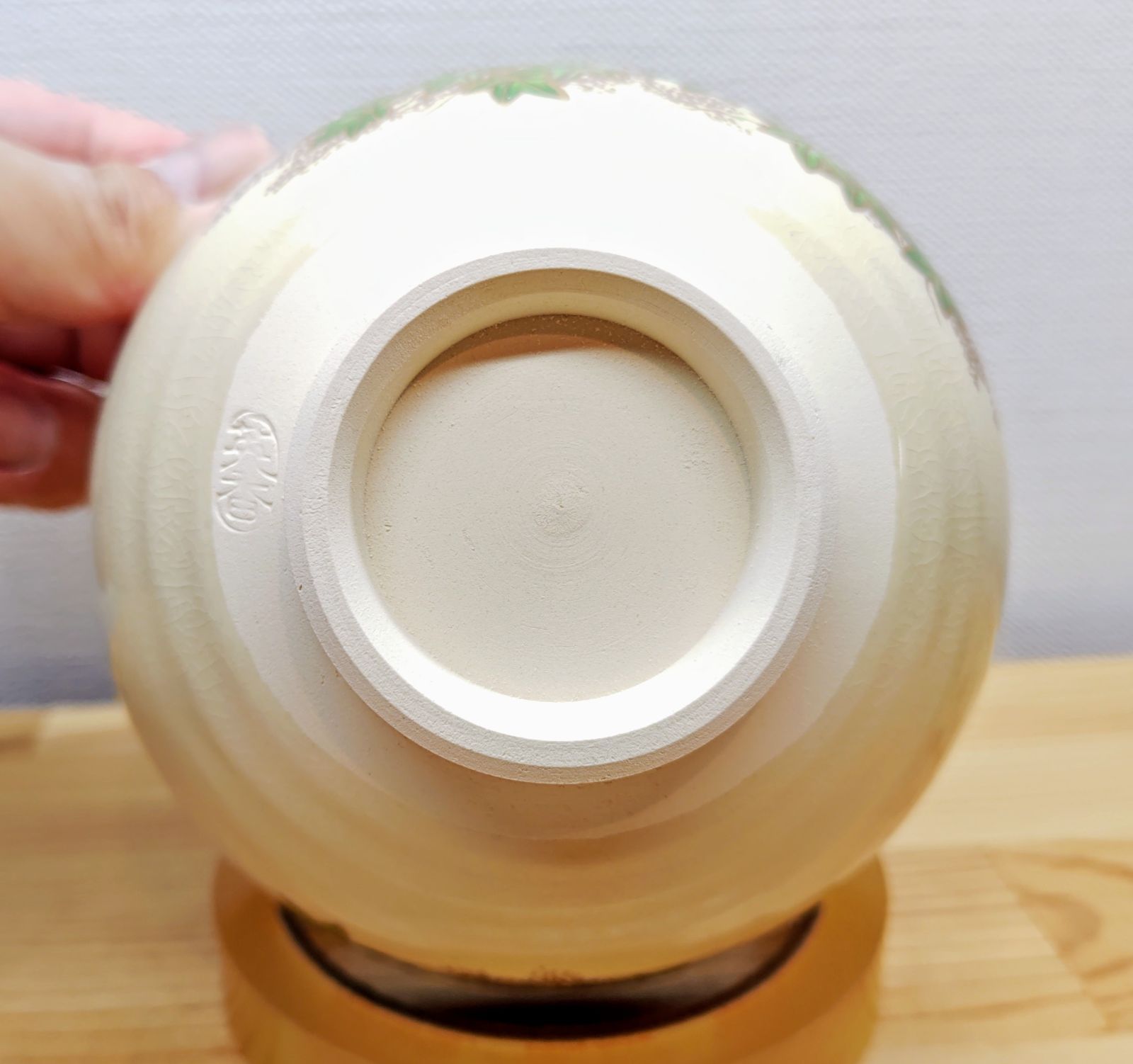 逢絢亭・新品】茶道具 茶碗 美濃焼 薩摩写 青楓の図 宮地英香