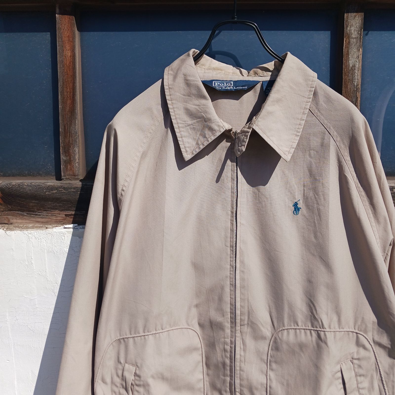 USA製 Polo by Ralph Lauren Lサイズ ベージュ スイングトップ