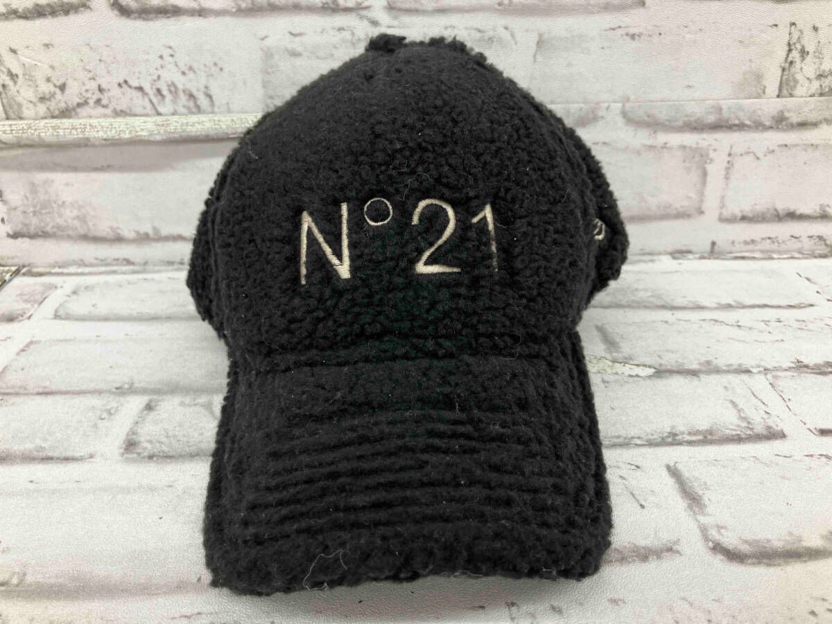 NEW ERA×N21 ニューエラ ヌメロヴェントゥーノ ボアキャップ ブラック ポリエステル 