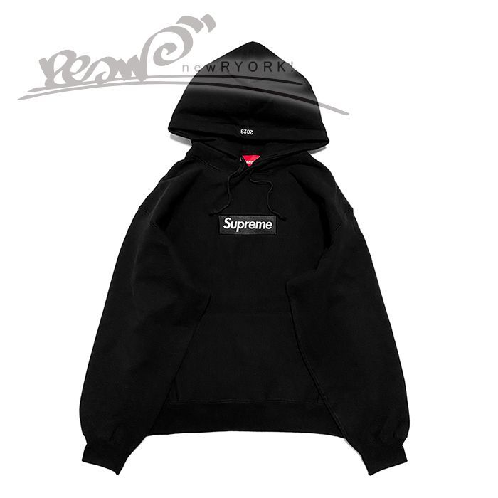 送料無料 メンズ プルオーバーパーカー ブラック Supreme シュプリーム Box Logo Hooded Sweatshirt FW23SW56  シュプリームボックスロゴプルオーバーパーカー se1206r - メルカリ