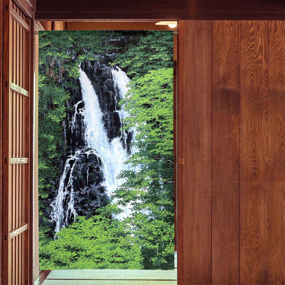 加賀のれん おしどり 桜 牡丹 花嫁のれん 郷土 花嫁のれん 加賀のれん