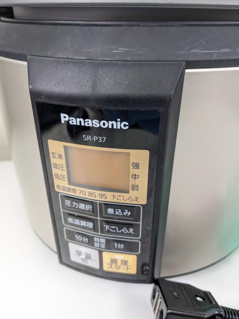 Panasonic SR-P37 電気圧力鍋 2017年製 - メルカリ