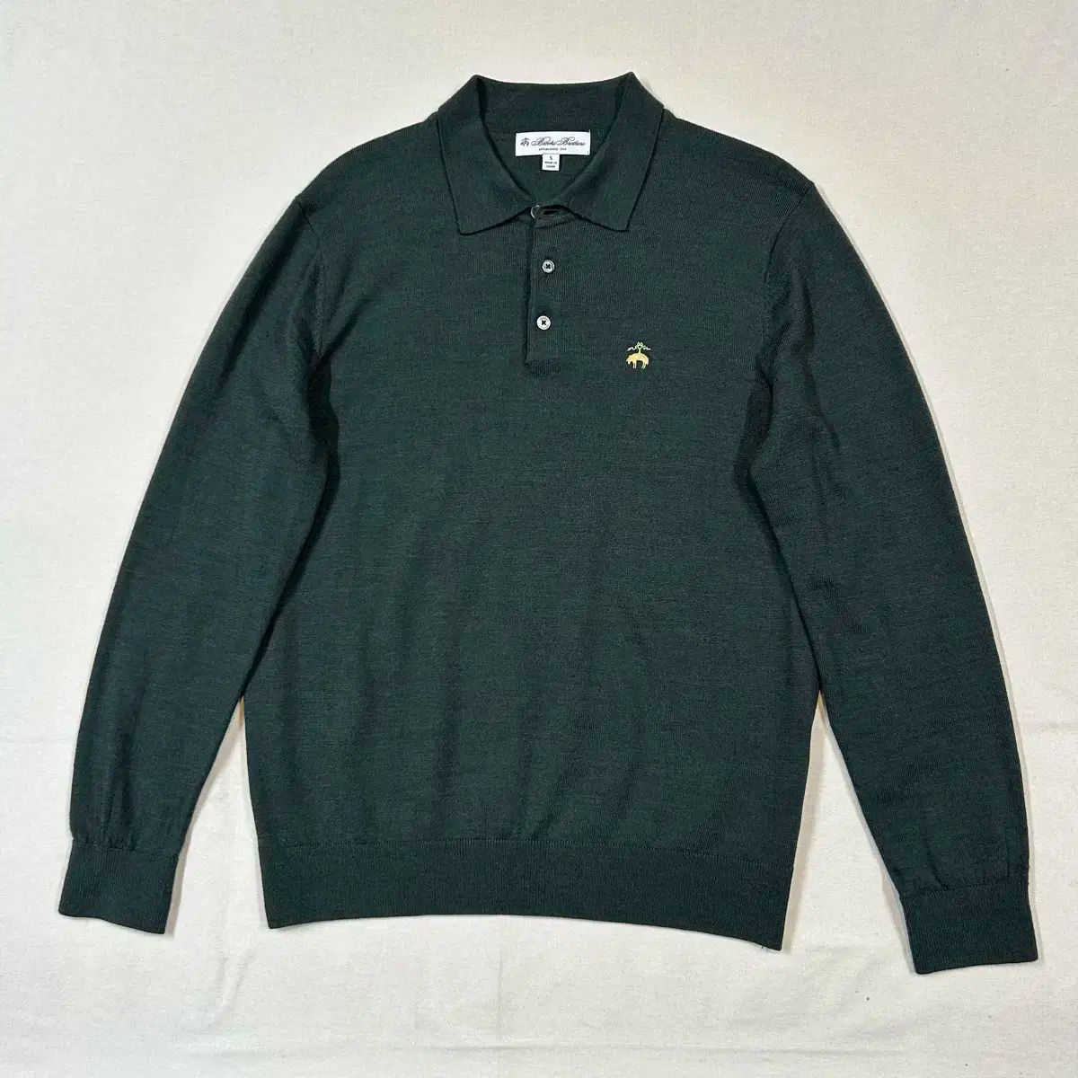 S ） Brooks Brothers(ブルックス・ブラザーズ) ウール カラー ニット セーター