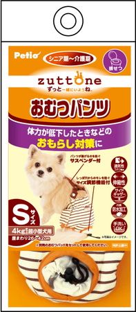 同梱不可 12個セット ペティオ zuttone ずっとね 老犬介護用 紙おむつカバー M