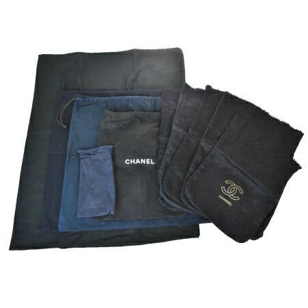 【中古】 10点セット シャネル CHANEL 保存袋 バッグ ブラック 01BP805