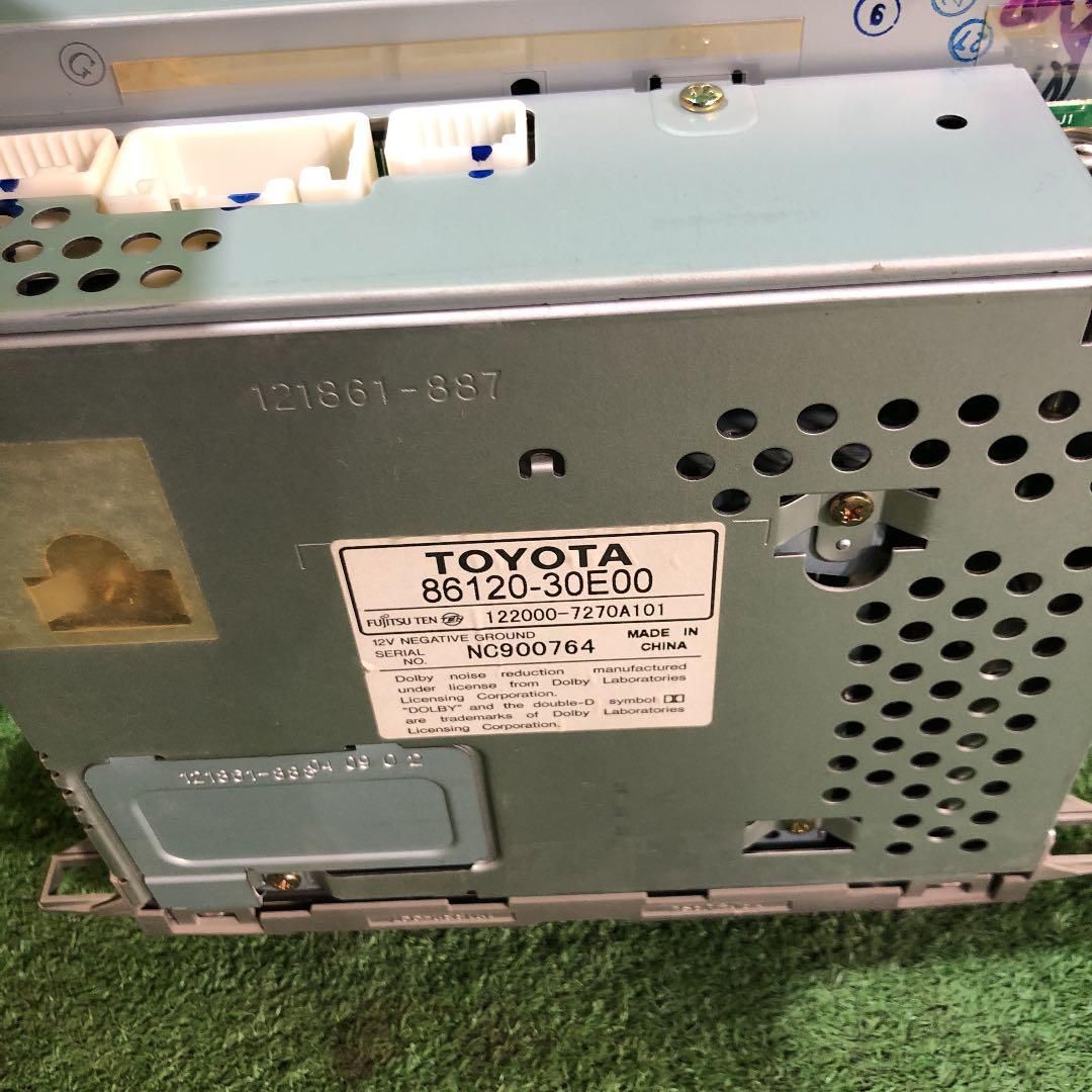 UZS186 マジェスタ 純正マルチナビモニター、オーディオデッキセット 