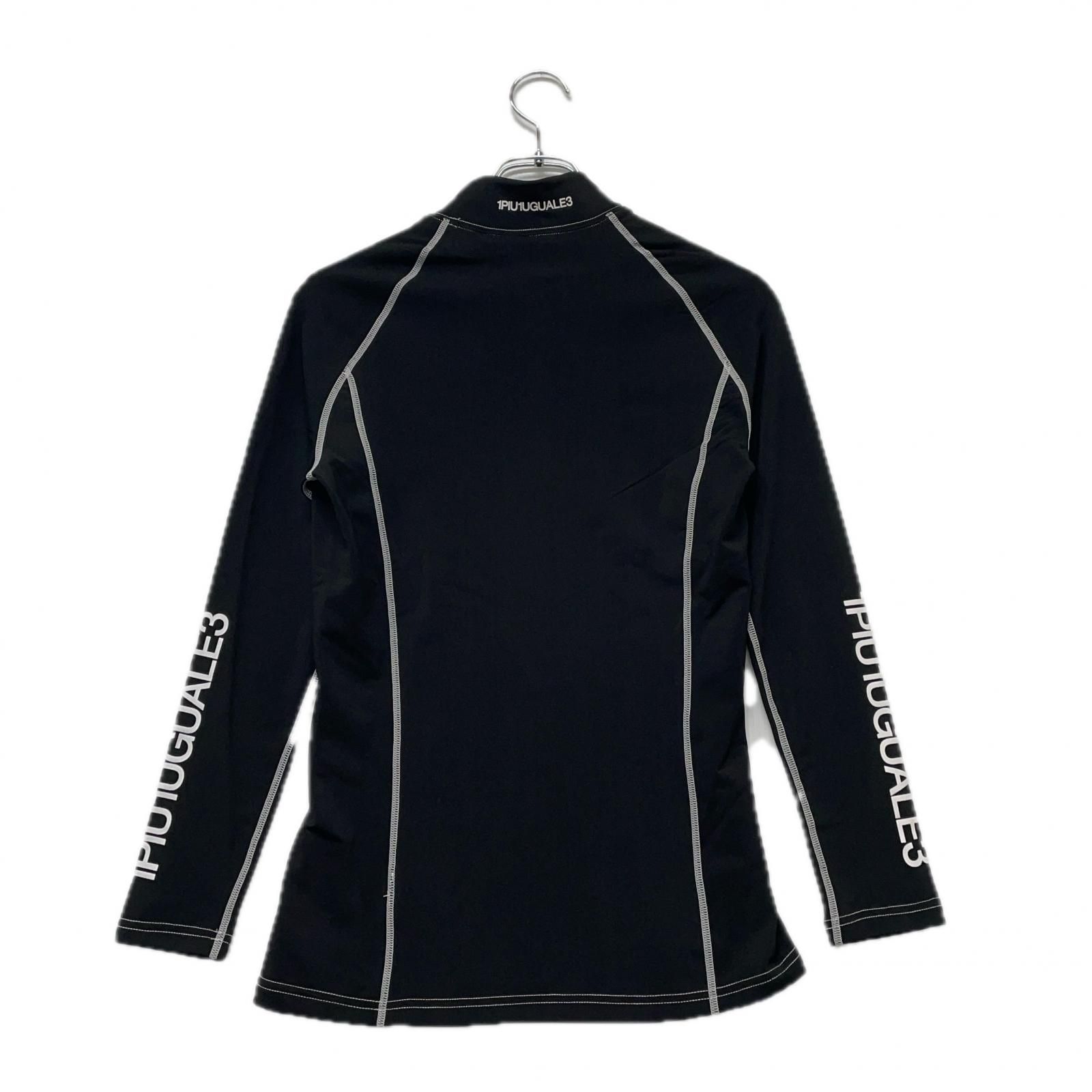 レディース ウノピュウノウグァーレトレ 1piu1uguale3 インナー 1 S ブラック 長袖 ロゴプリント