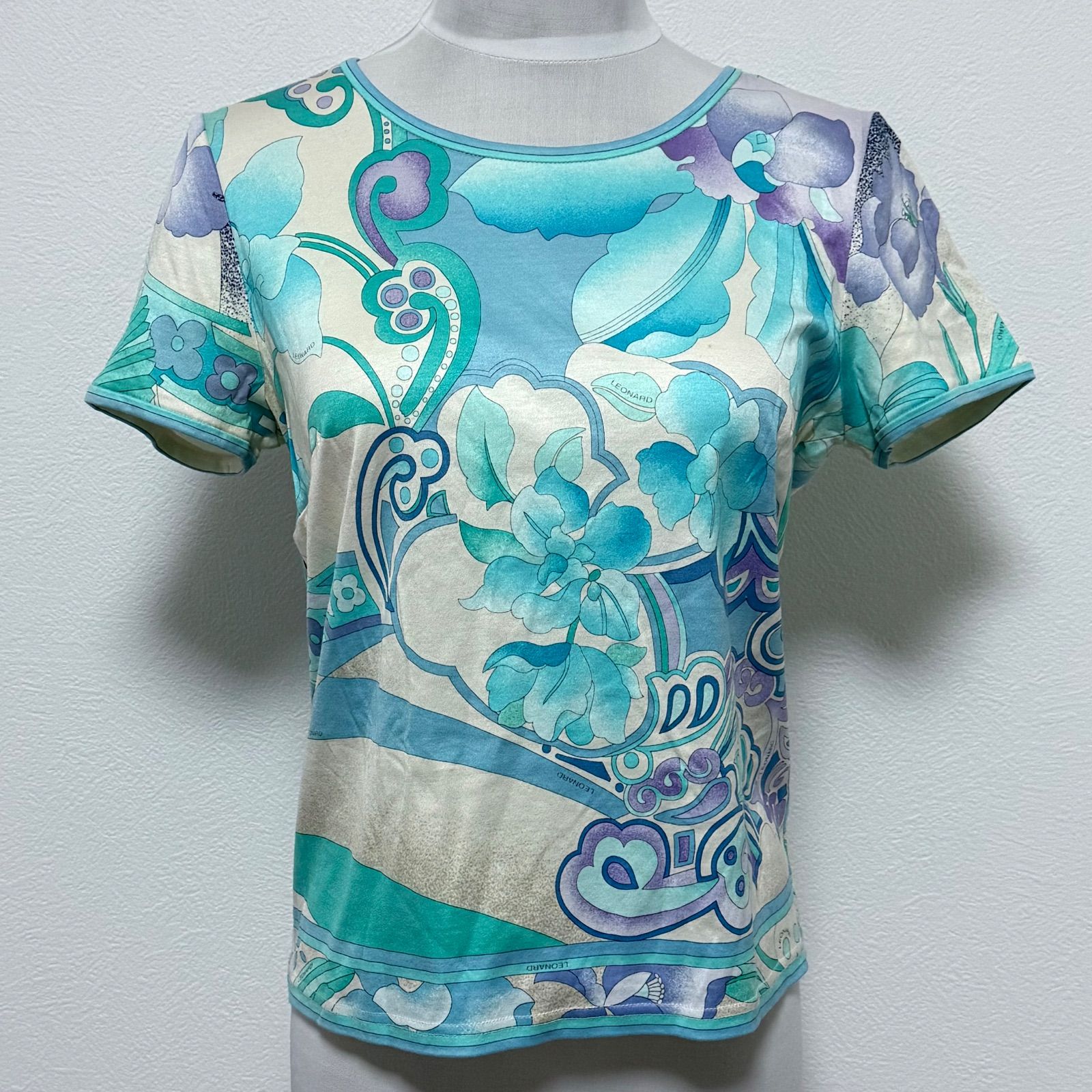 REONARD Tシャツ 半袖 L レオナール カットソー トップス 花柄