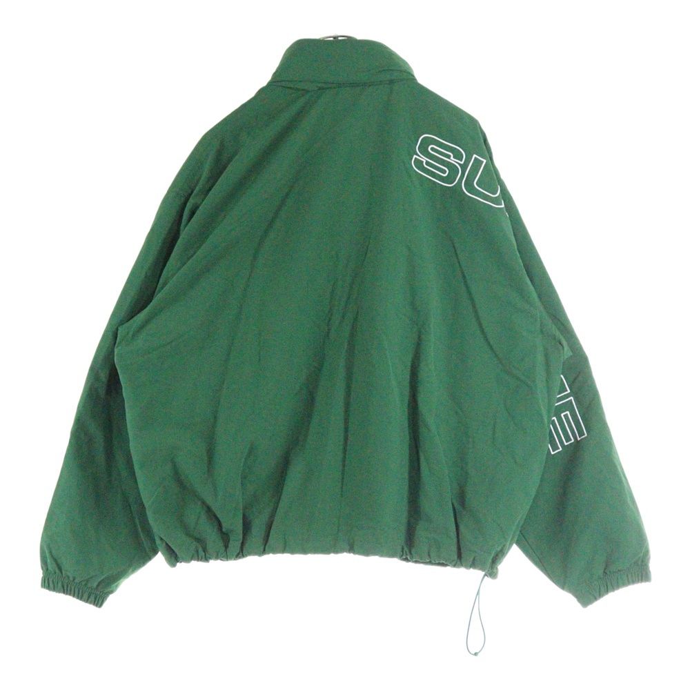 SUPREME シュプリーム 24AW Spellout Embroidered Track Jacket スペルアウト ジップアップトラックジャケット グリーン