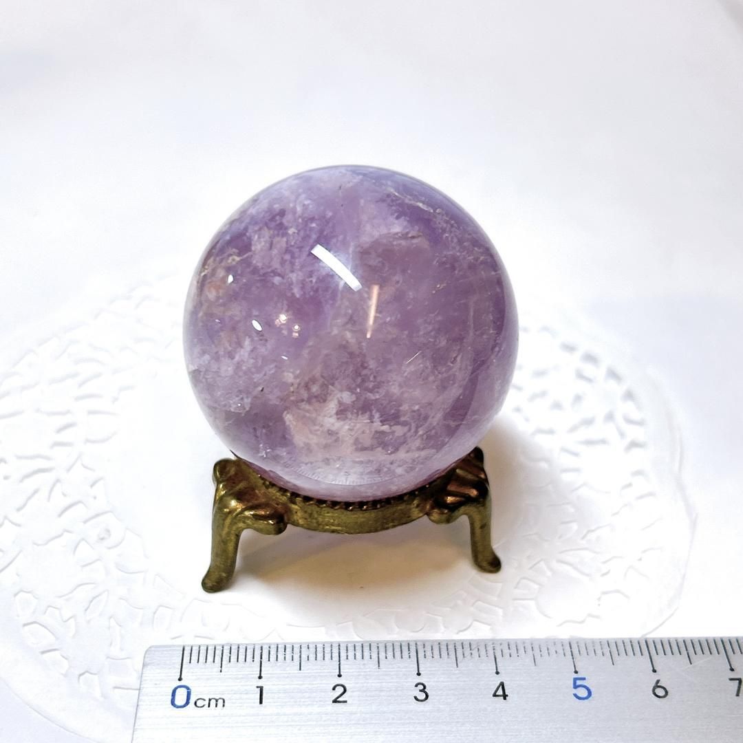 E15870 アメトリン 約42㎜ 球 スフィア ブラジル amethyst 天然石 パワーストーン