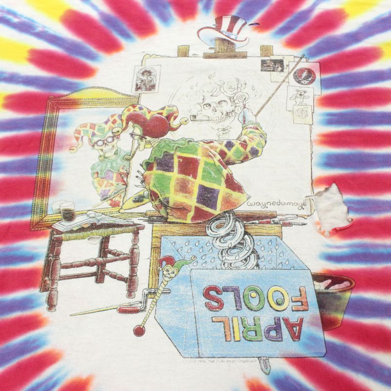 90s Grateful Dead ANVIL USA製 タイダイTシャツ L 90s USA製 vintage グレイトフルデッド Grateful Dead Anvil タイダイ