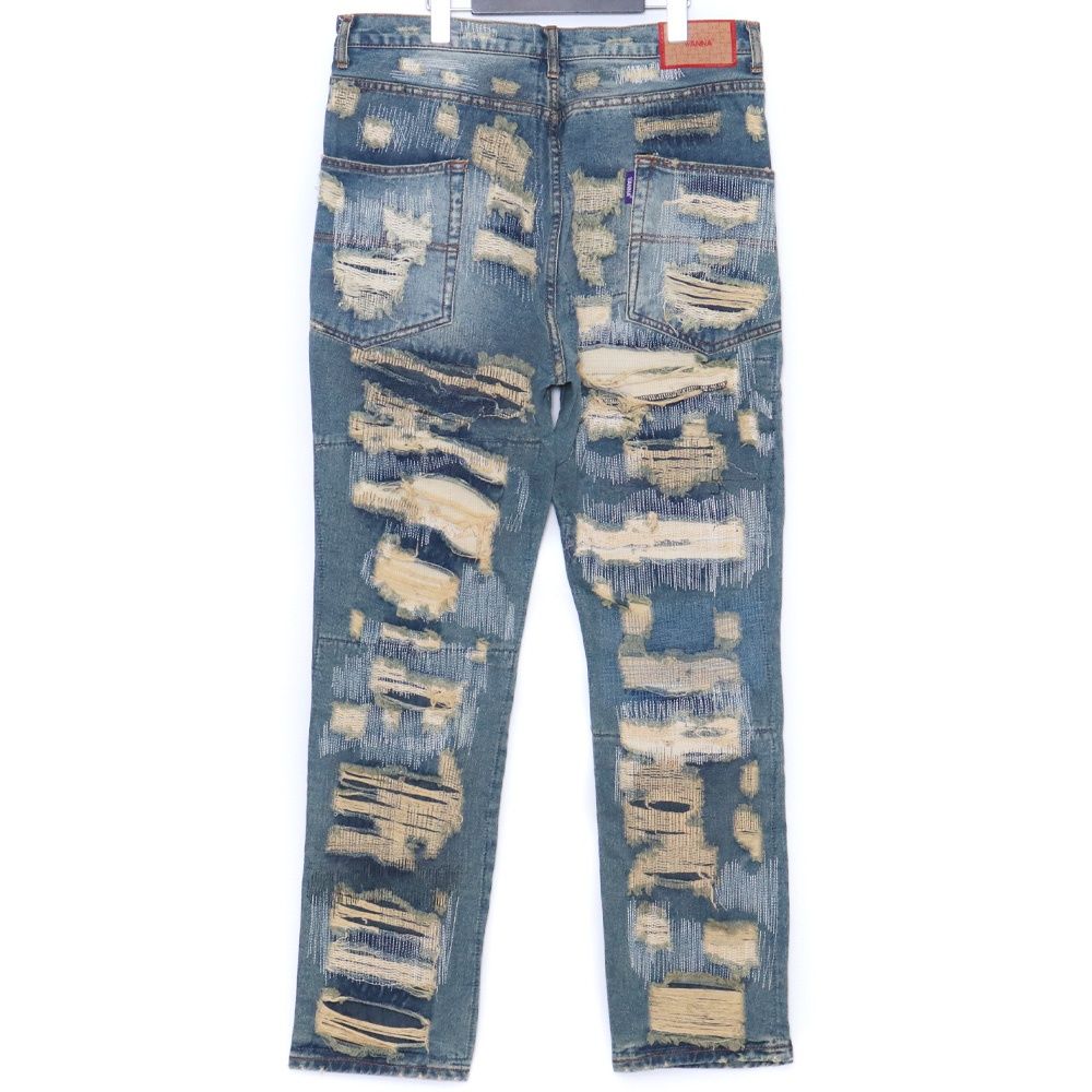 WANNA L.F.S.E 55 DISTRESSED JEANS サイズ2 インディゴ - メルカリ