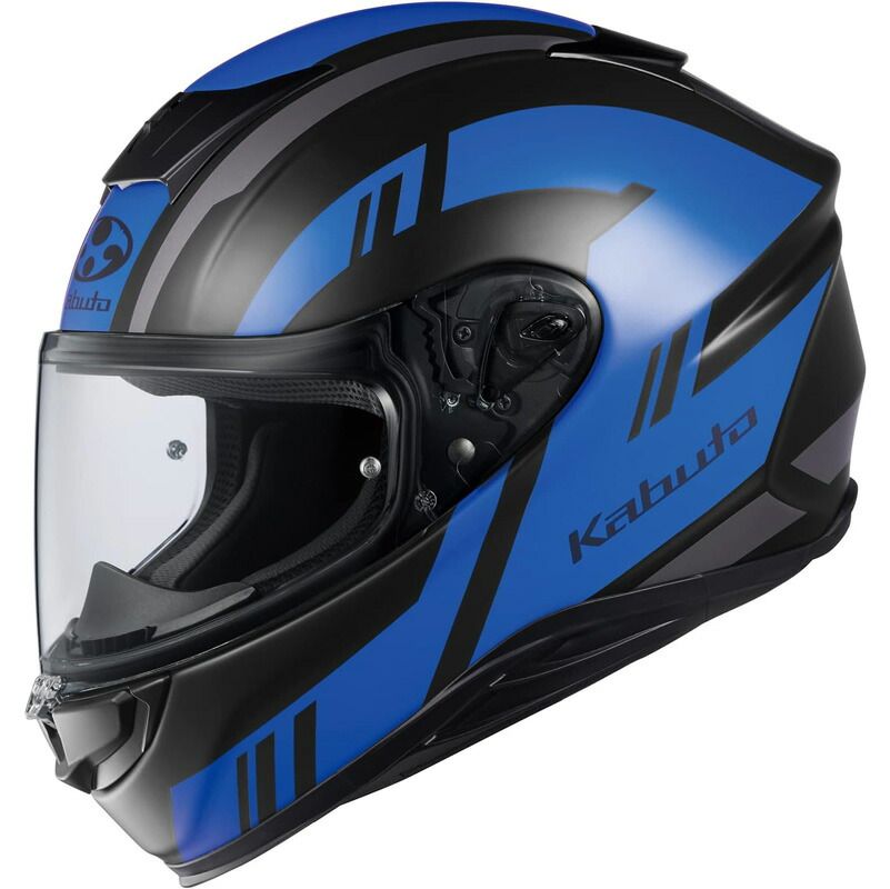 メーカー正規品 新品 オージーケーカブト AEROBLADE6 DYNA(ダイナ) フラットブラックブルー (サイズ:S) 2100124 フルフェイス