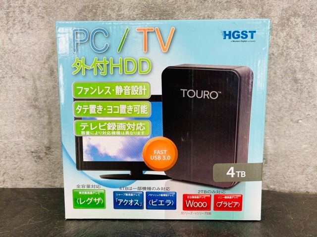 未使用 HGST TOURO DESK 4TB To 外付ハードディスク HDD