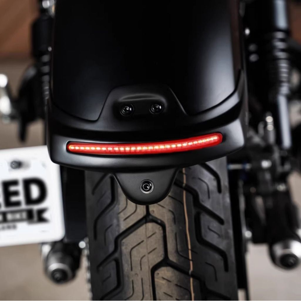 送料無料 ホンダ レブル Rebel 250|300|500 CMX250|CMX300|CMX500 2020-2025 用 短尾 LED 三合一テールライト ABS製 ブラック