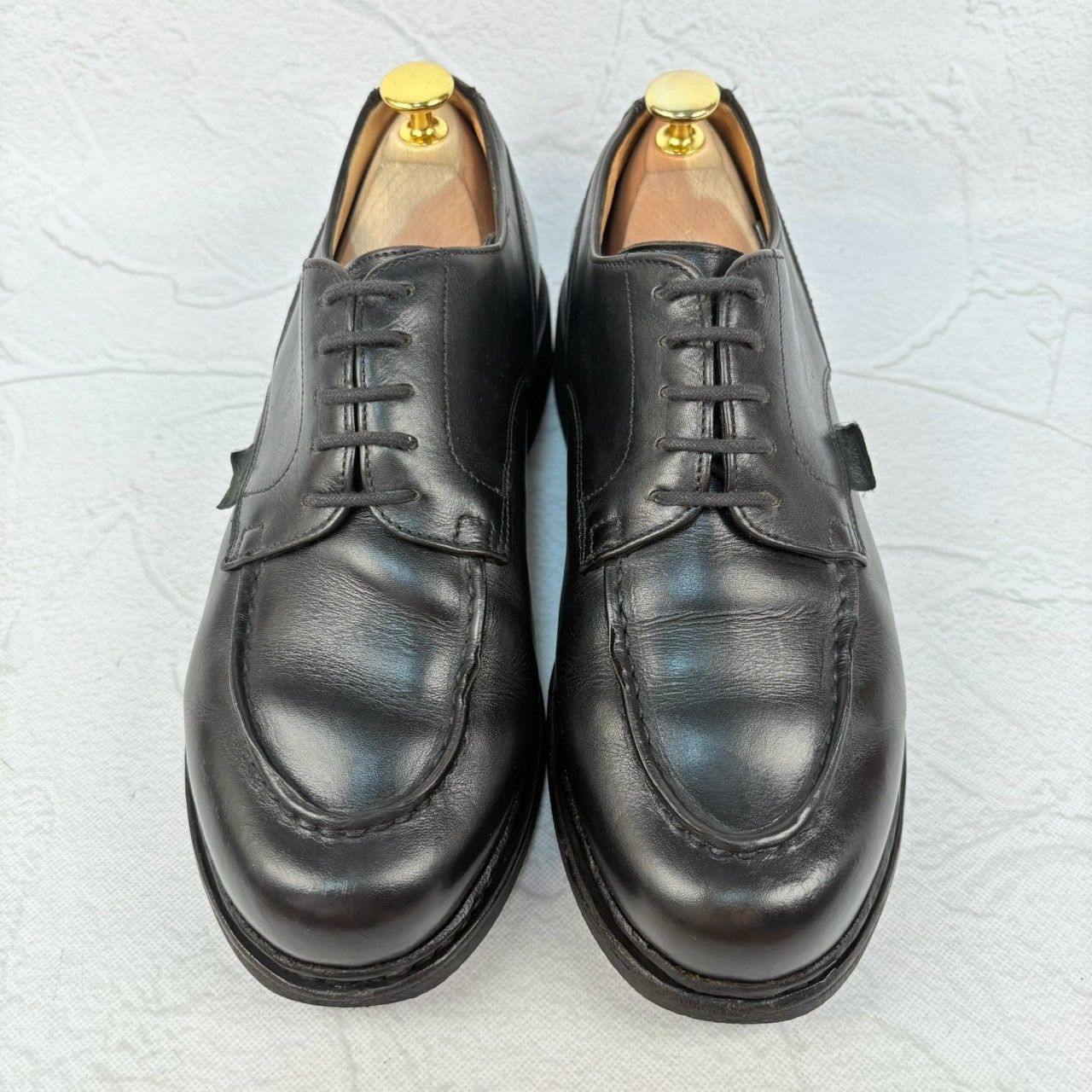 パラブーツ シャンボード Uチップ 外羽根 黒 6 パラテックス フランス製 良品】PARABOOT パラブーツ CHAMBORD シャンボード Uチップ 外