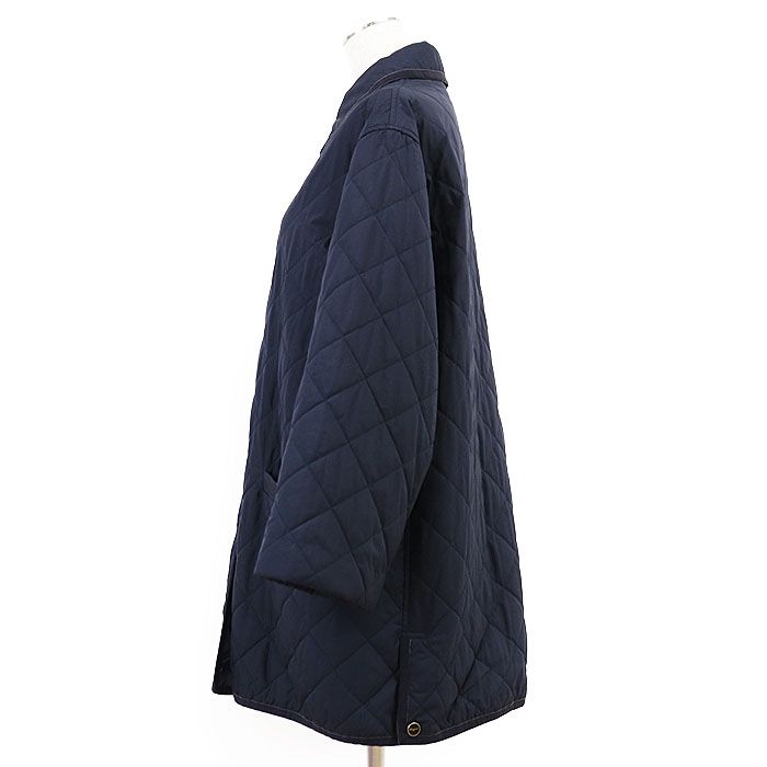 サルヴァトーレフェラガモ　中綿　ジャケット　キルティング　ブルー Quilted blouson - Men | Ferragamo