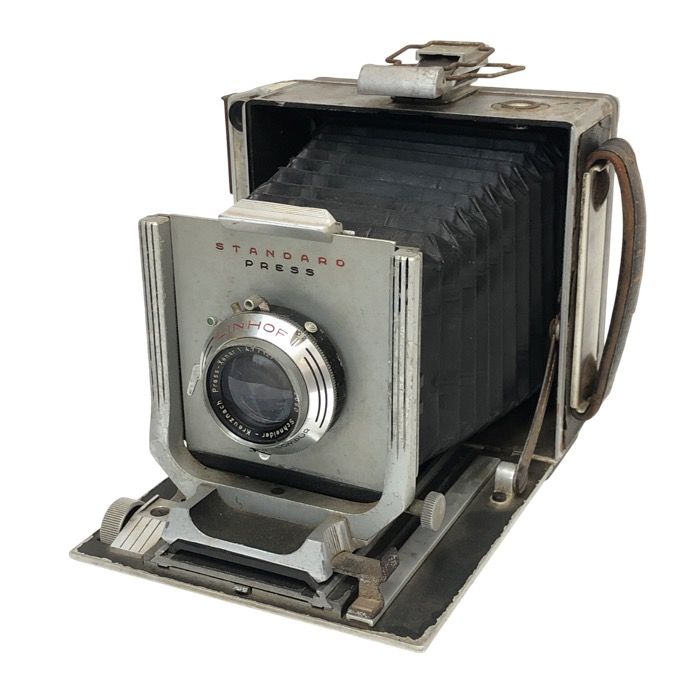 Linhof リンホフ STANDARD PRESS 大判カメラ 蛇腹カメラ Schneider Kreuznach Press Xenar 127mm f4.7 フィルムカメラ 動作未