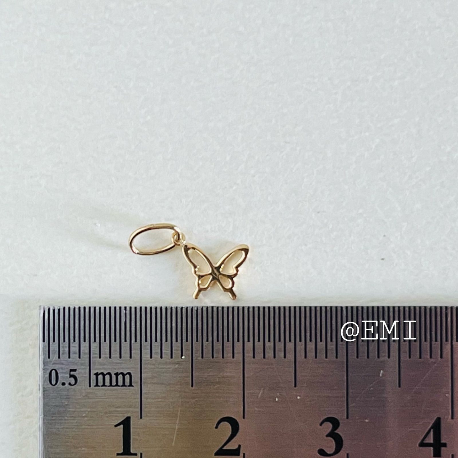 K18 バタフライ　チャーム　ペンダントトップ　18金　蝶 18金 ペンダントトップ K18 チャーム ヘッドのみ レディース 蝶