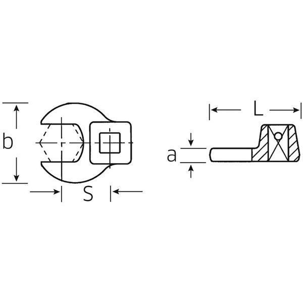 STAHLWILLE（スタビレー） 540A-3／8 （1／4SQ）クローフット - メルカリ