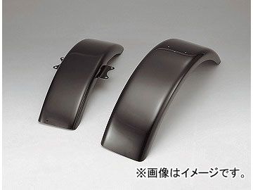 キジマ フェンダー フラット フロント ヤマハ TW200/225 FRP黒ゲル 206-956 2輪