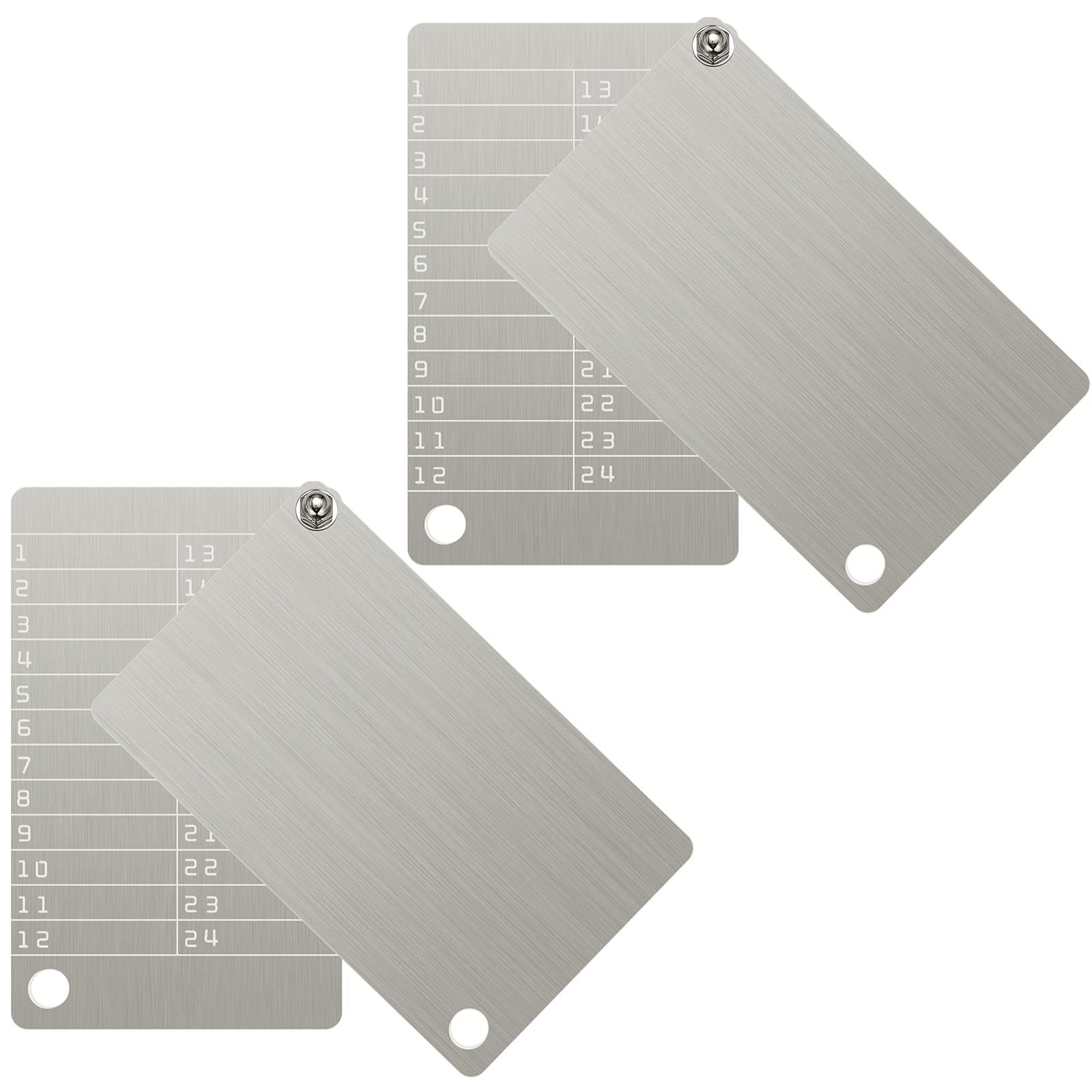 Hotop 4プレート スチールウォレット 暗号通貨シードストレージ ビットコインハードウェアコールドウォレットバックアップ