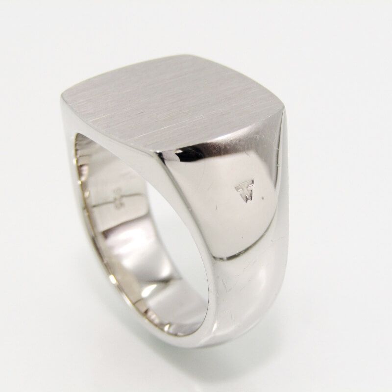 TOM WOOD トムウッド リング Cushion Satin Ring #58 クッション