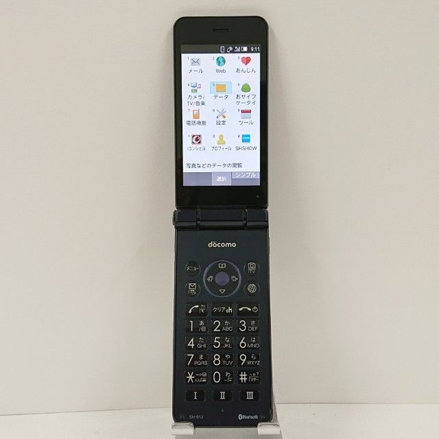 AQUOS ケータイ SH-01J ドコモ ブルーブラック 送料無料 本体 c13232