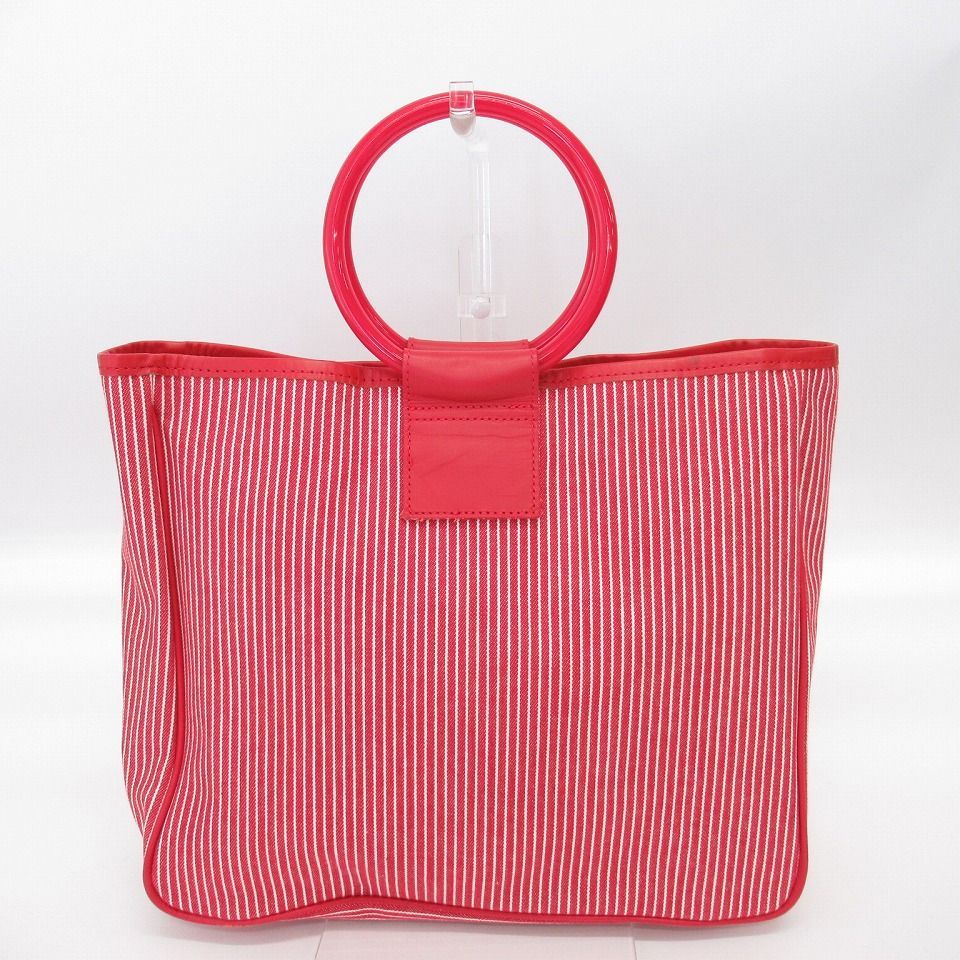 クレージュ courreges ヒッコリー ロゴ トートバッグ デニム z829355 