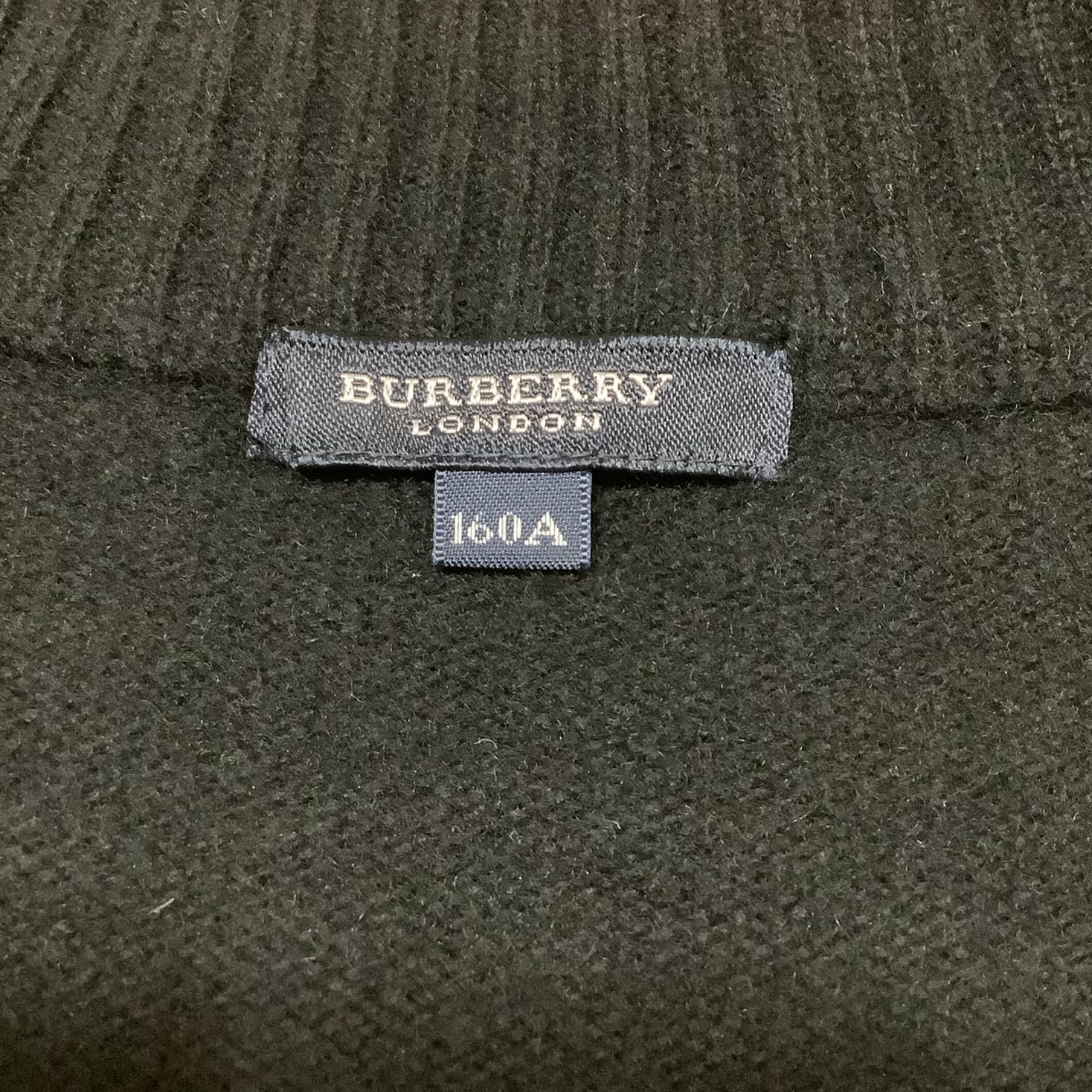 バーバリーロンドン BURBERRY LONDON チェック柄 ニット ジャケット 